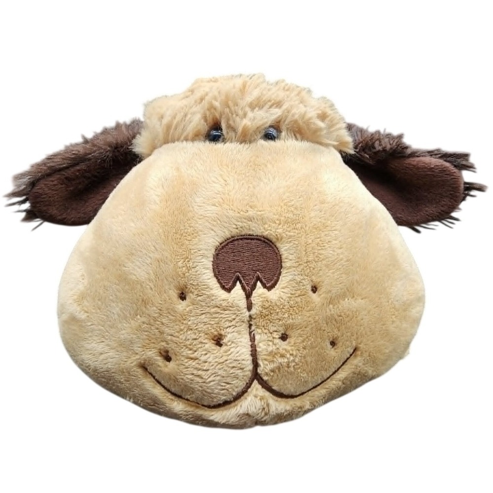 Pillow Pets Tan Brown Puppy Dog Plush Folding Pillow Stuffed Animal Kids Toy 15"